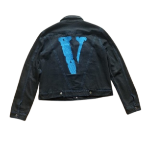 VLONE Friends Blue Print Jean Jacket